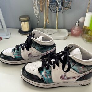 Nike Galaxy Mid Air Jordan 1s